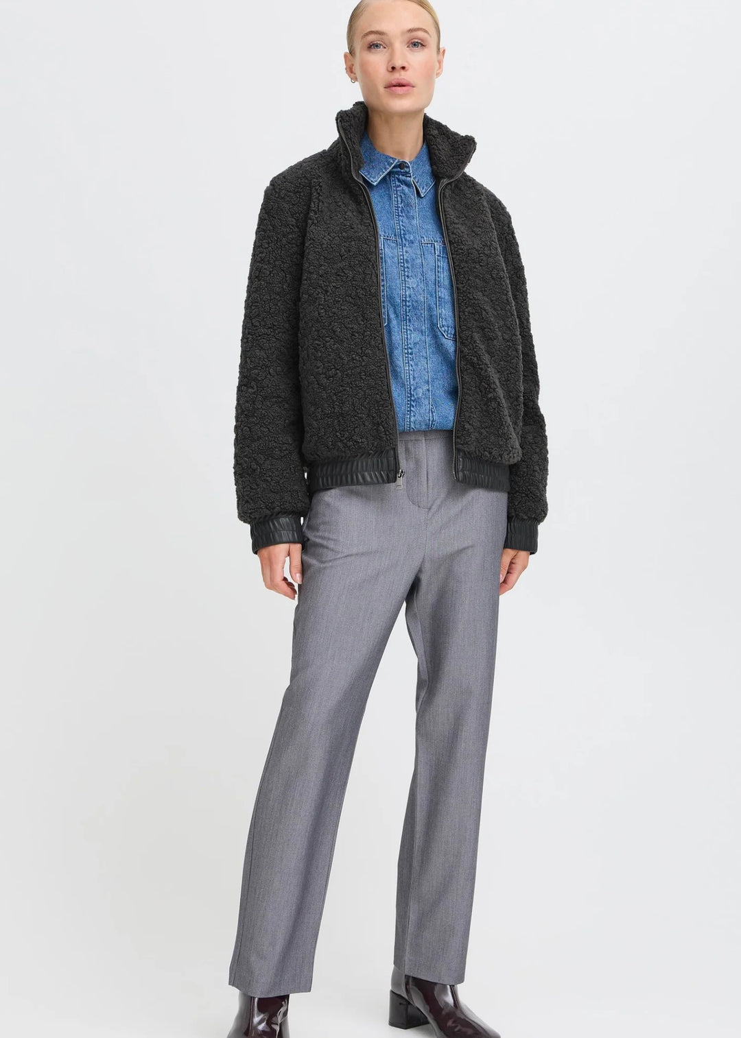 ANAMAJ JACKET ASPHALT