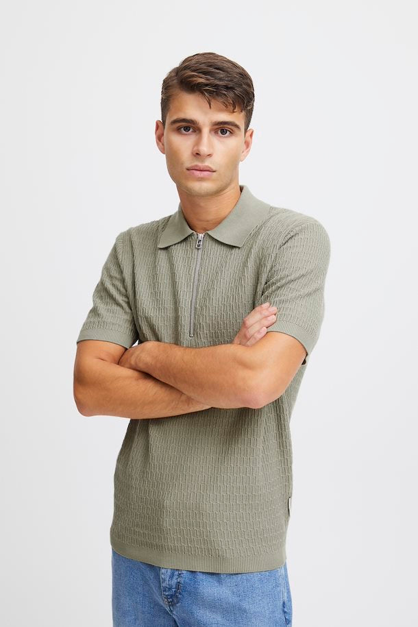 KARL STRUCTURED VETIVER POLO