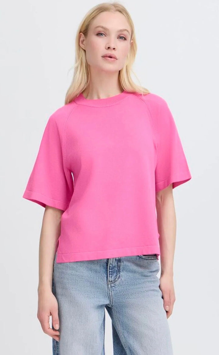 PHLOX PINK MMORLA SHORT SLEEVE JUMPER 2