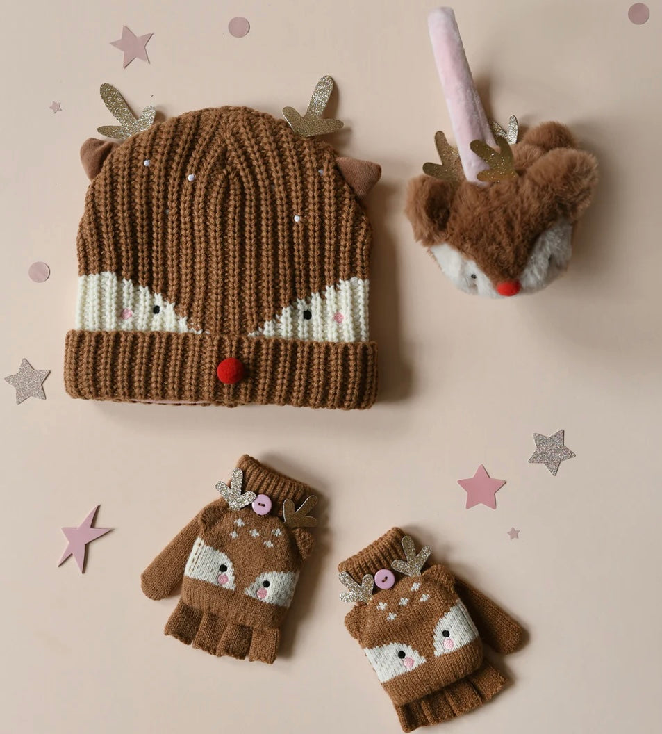 LITTLE REINDEER KNITTED GLOVES