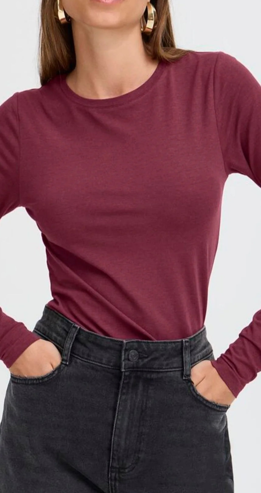 PAMILA LS T-SHIRT PORT ROYALE