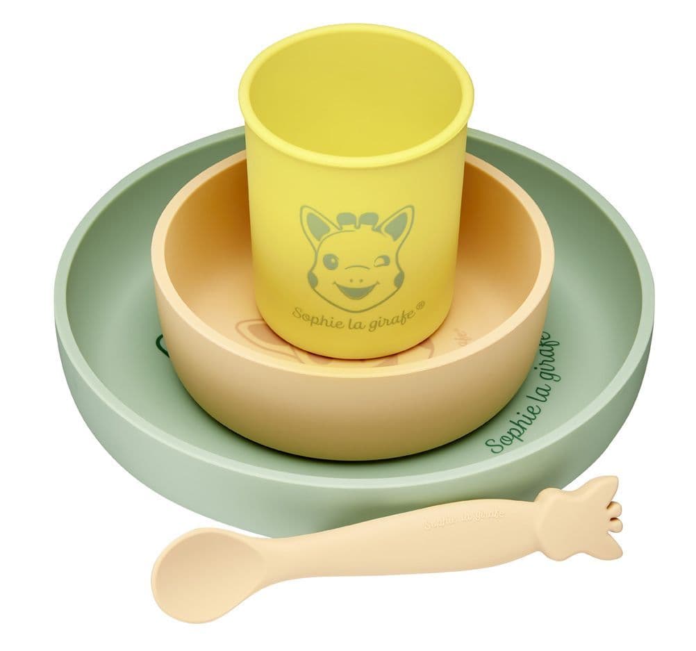 Silicone Meal Set Sophie La Girafe - Meal Time
