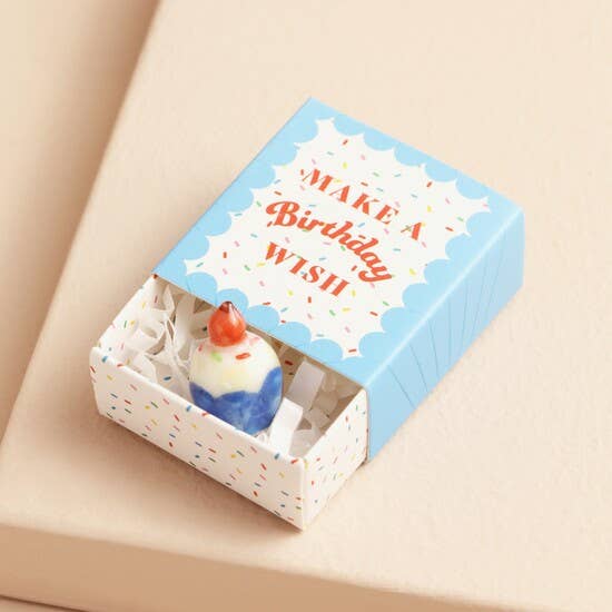 Tiny Matchbox Ceramic Tokens: Latte
