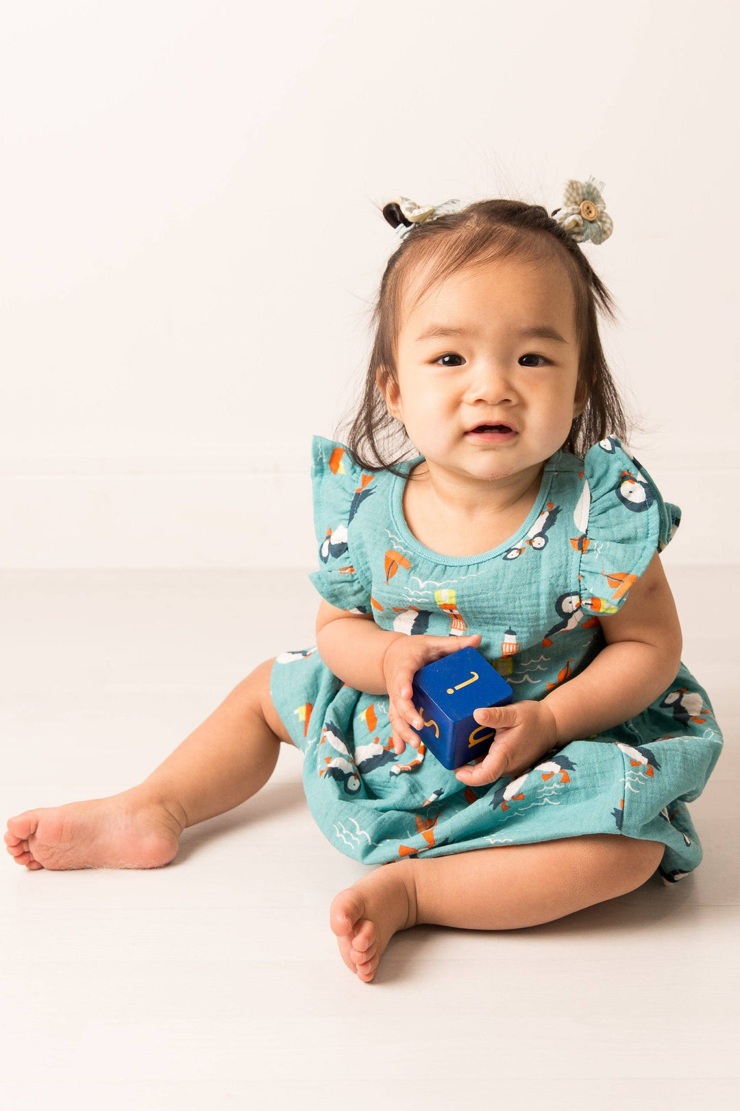 Kenzie the Puffin Summer Dress: 1-2 Years / Dress