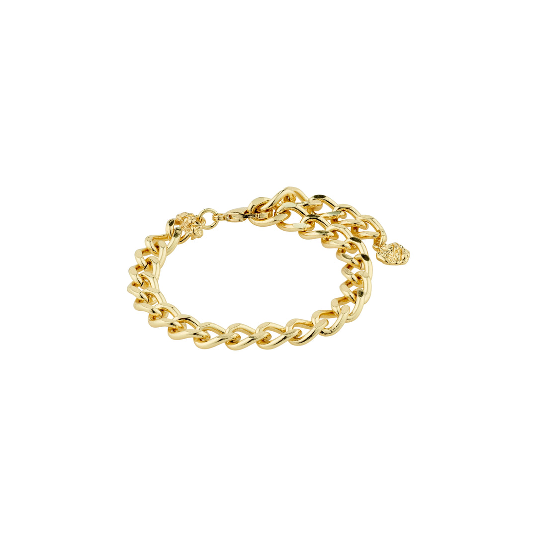 CHARM CURB CHAIN BRACELET