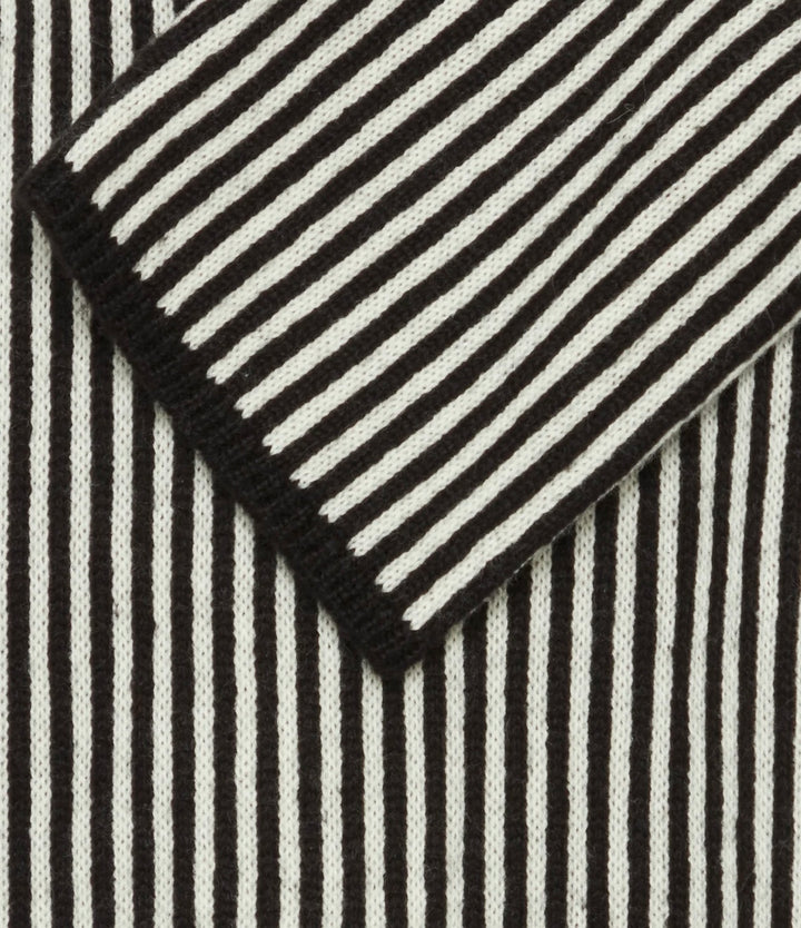 ANE PULLOVER BLACK & WHITE STRIPE