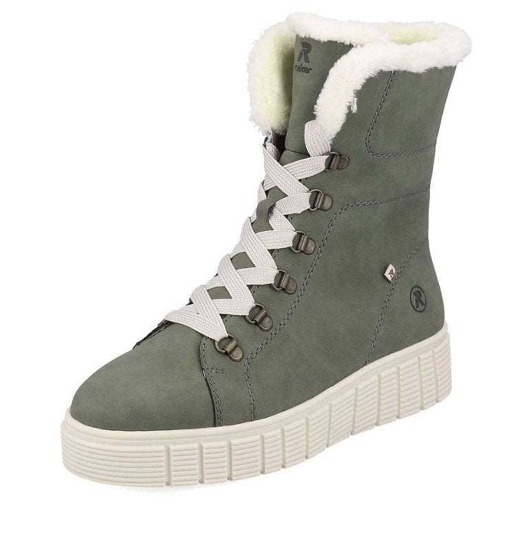 GREEN R-EVOLUTION LACE UP BOOT