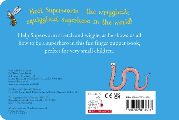 Superworm Finger Puppet Book (Board Book)