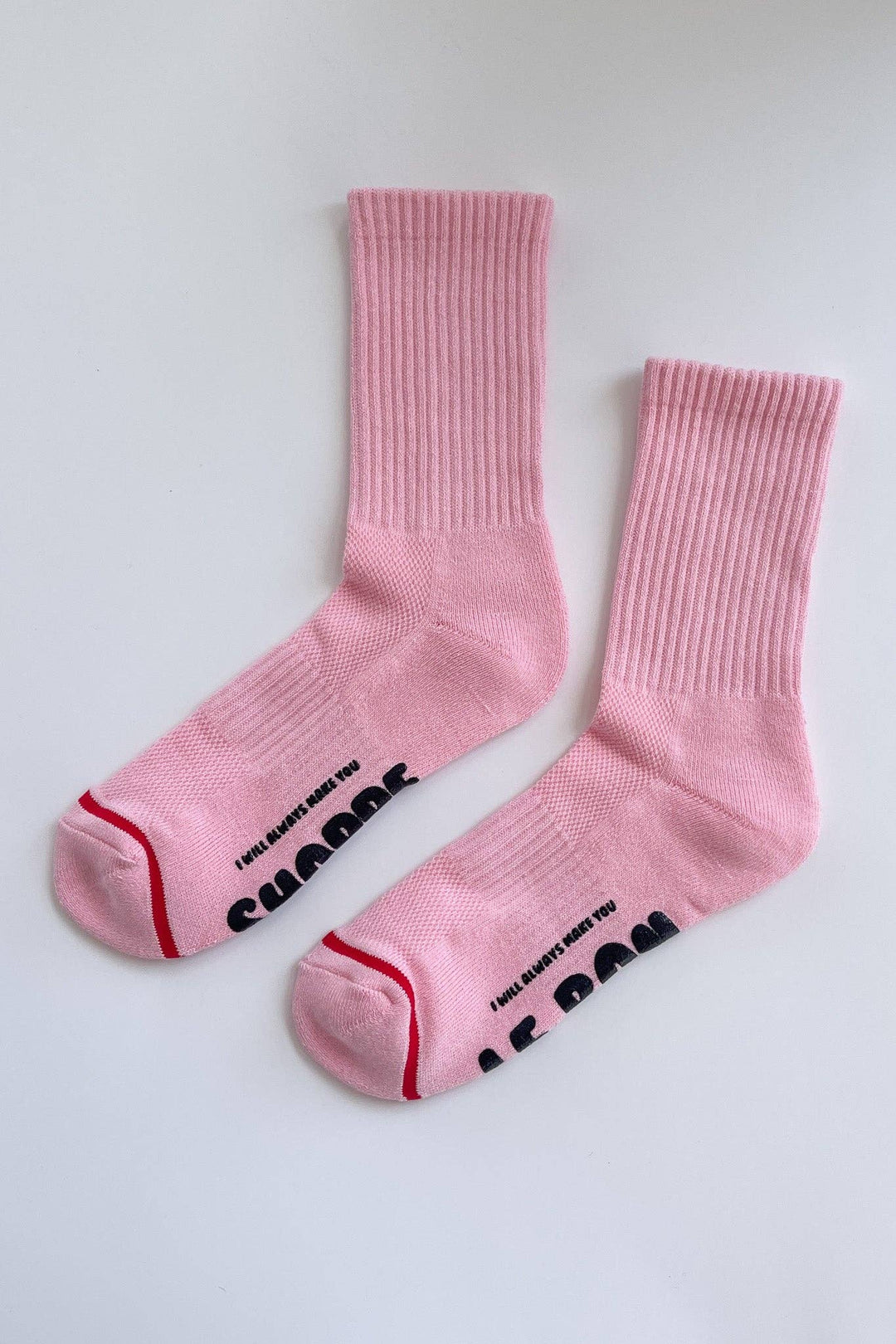 Hugger Socks  (wholesale): PINK / BLACK