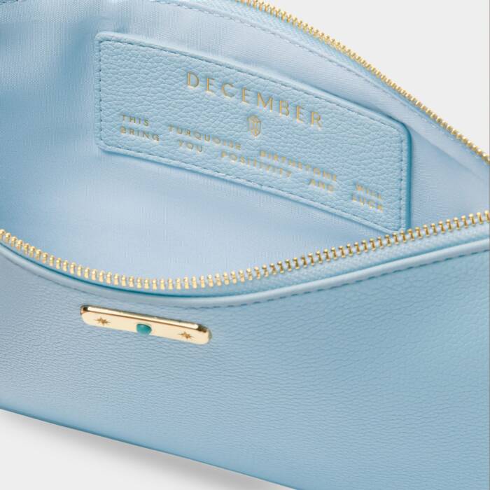 BIRTHSTONE POUCH DECEMBER