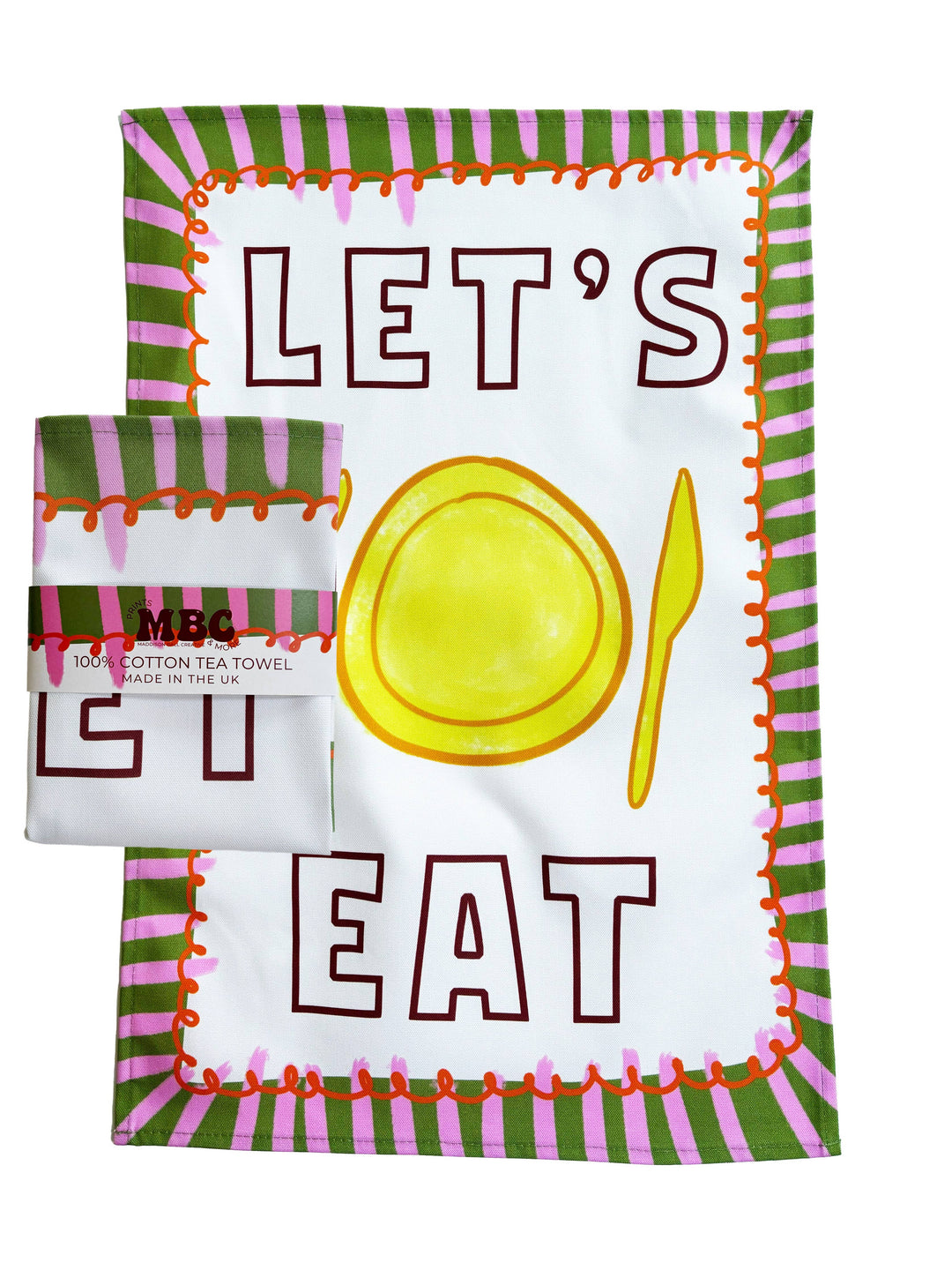 Let's Eat Tea Towel