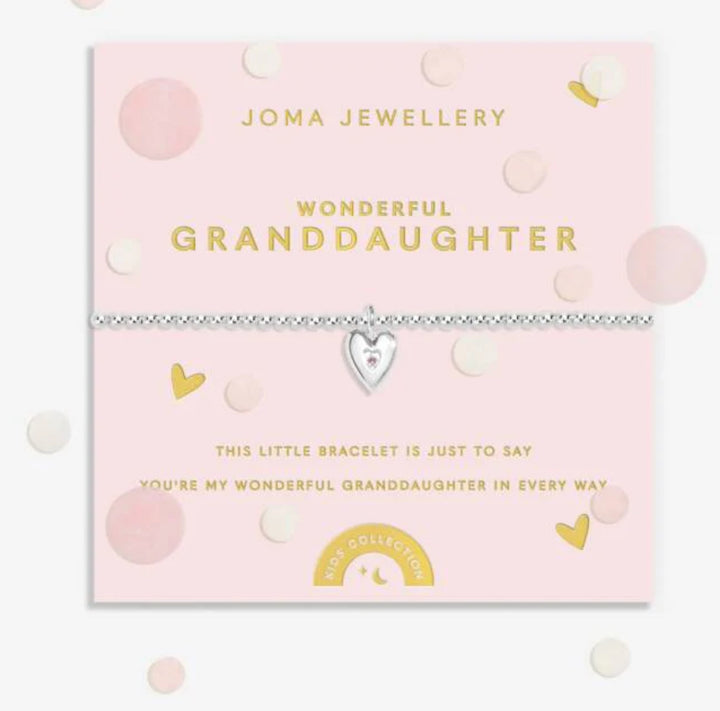 KIDS CONFETTI WONDERFUL GRANDDAUGHTER BRACELET