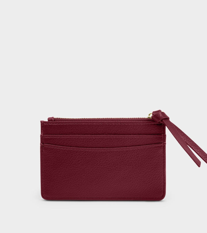 HALLIE COIN & CARD HOLDER | CHERRY