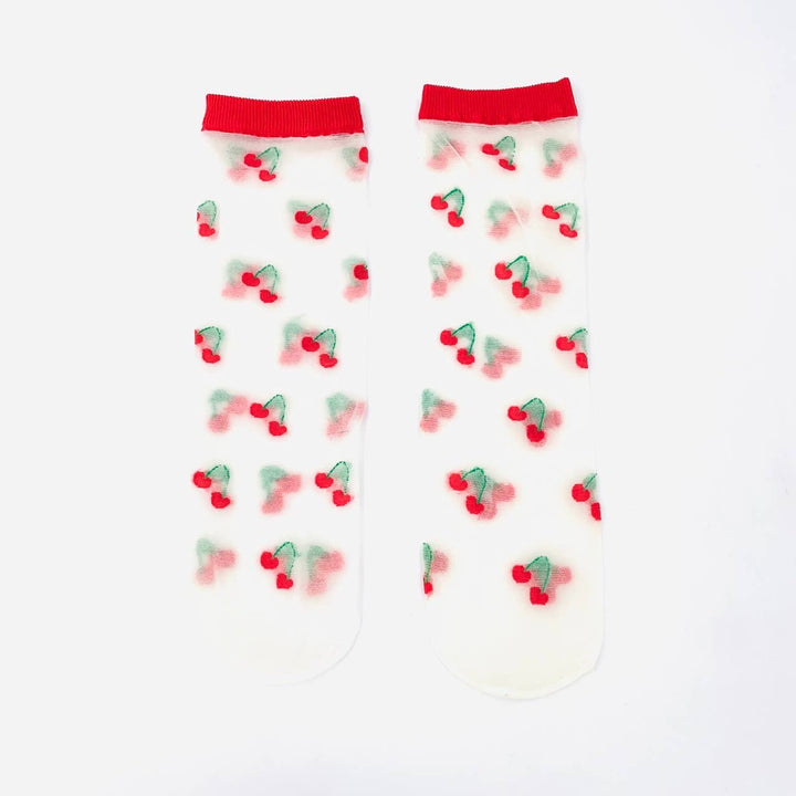 Clémence - Fruit spring socks - CHERRIES