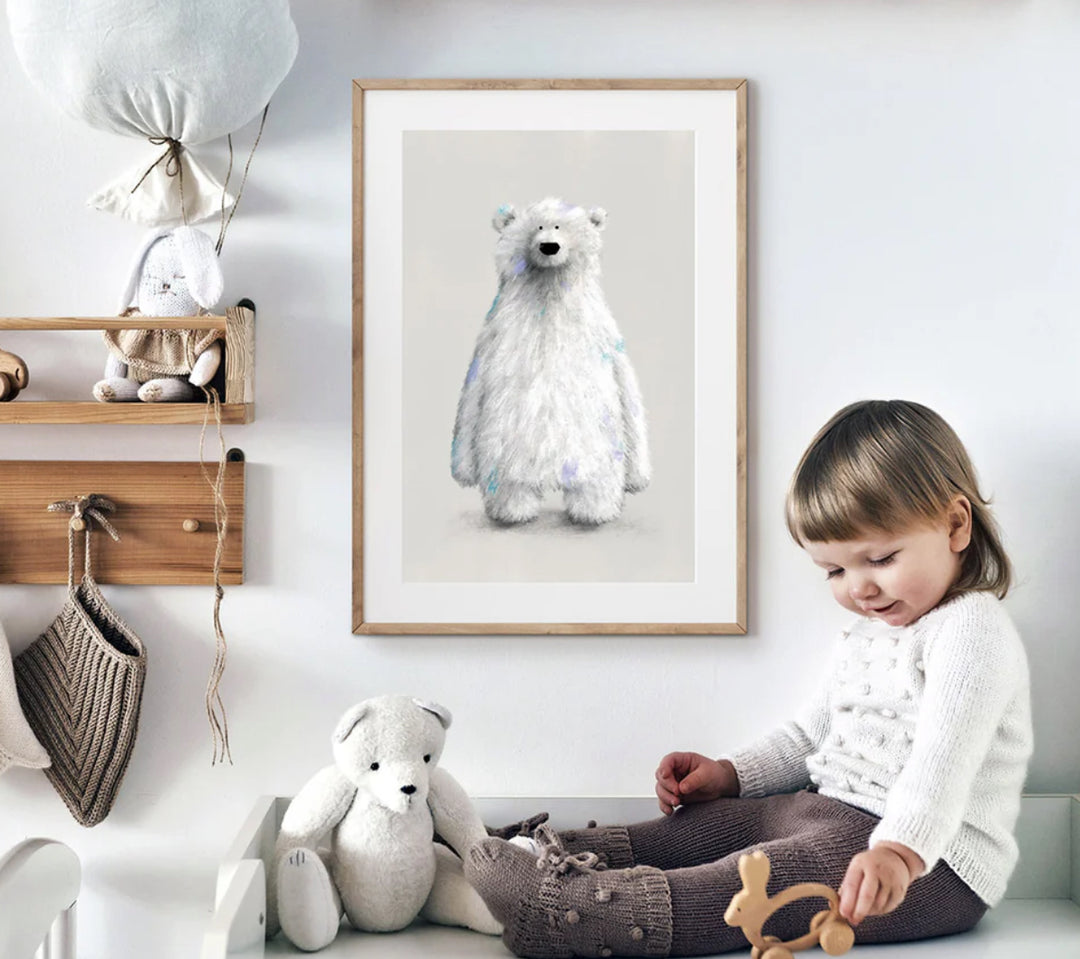 A4 POLAR NURSERY PRINTS SET OF 3 PRINTS