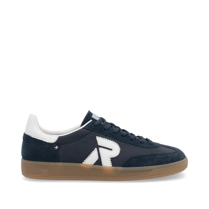 Rieker Sport Men's Blue Leather Trainers U2200-16