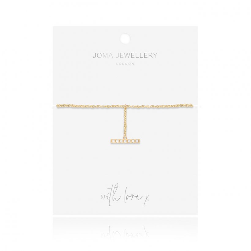 DEMI | PAVE BAR DROP BRACELET