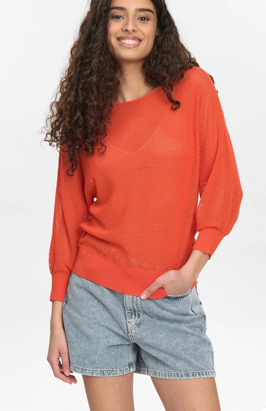 MONIS DAYA PULLOVER CHERRY TOMATO
