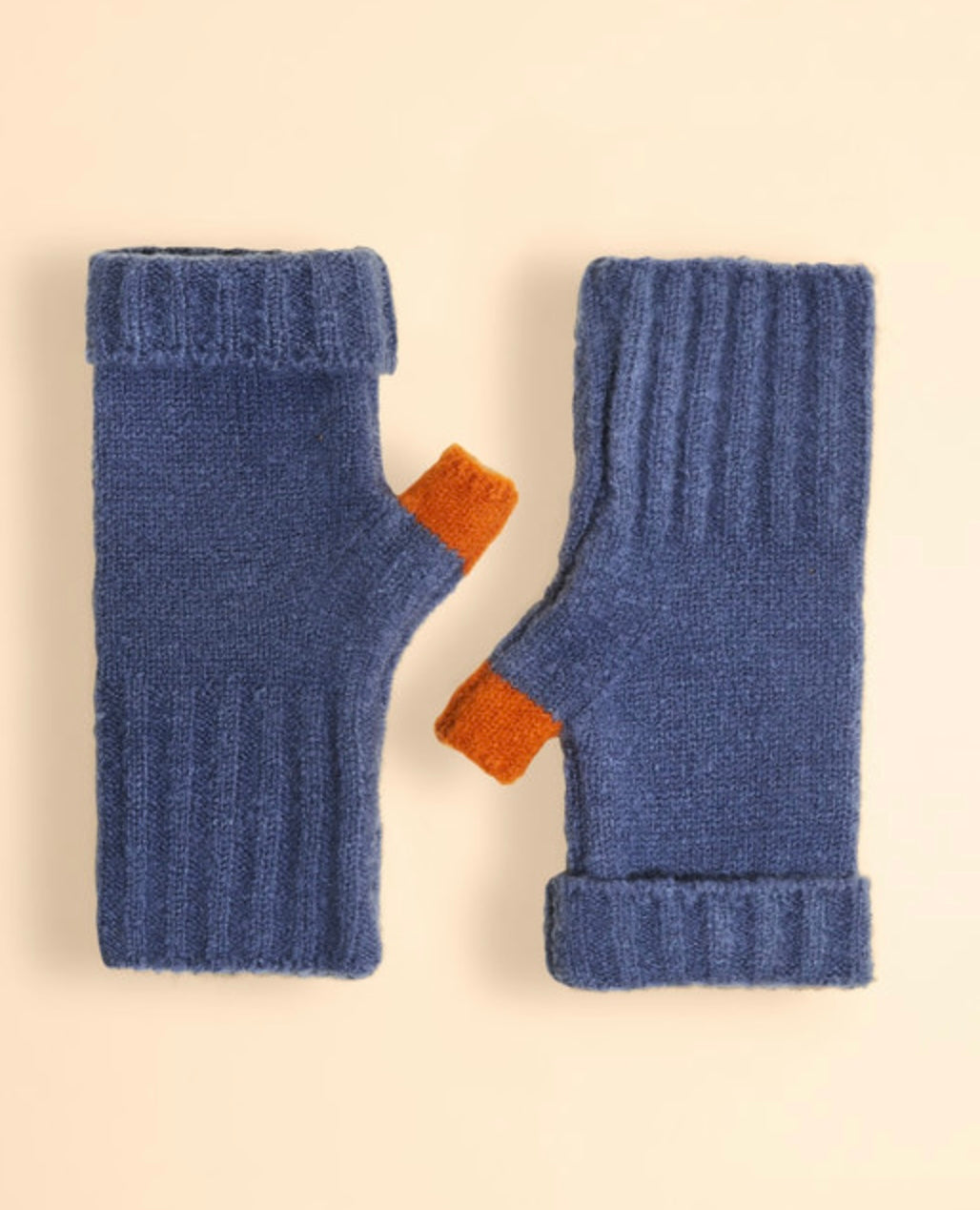 CASSIA WRIST WARMERS DENIM