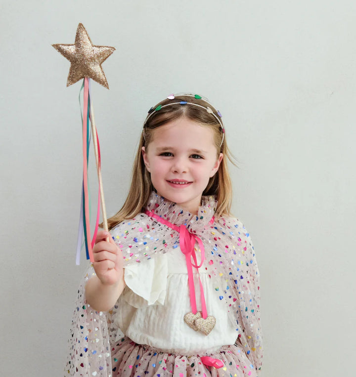 RAINBOW HEARTS TUTU BEIGE