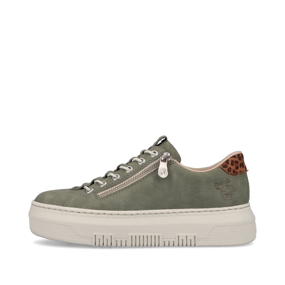 M1952-52 LADIES SHOES GREEN SEITL. ANFLECHTER