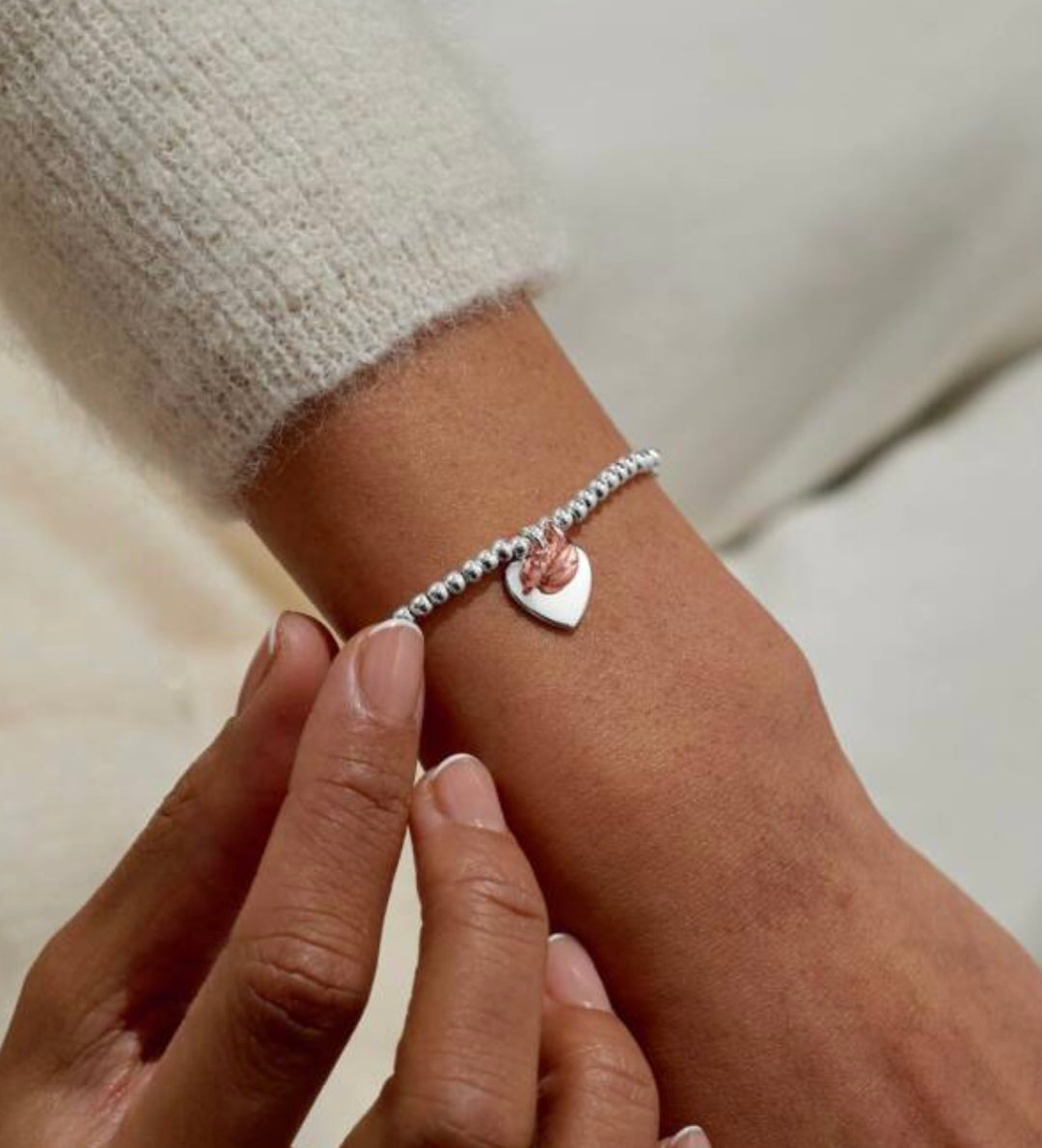 CHRISTMAS A LITTLE CHRISTMAS ROBIN SILVER PLATED BRACELET