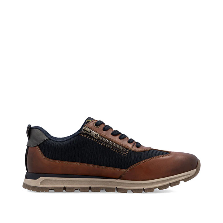 Rieker Men's Brown Leather Trainers B0507-24
