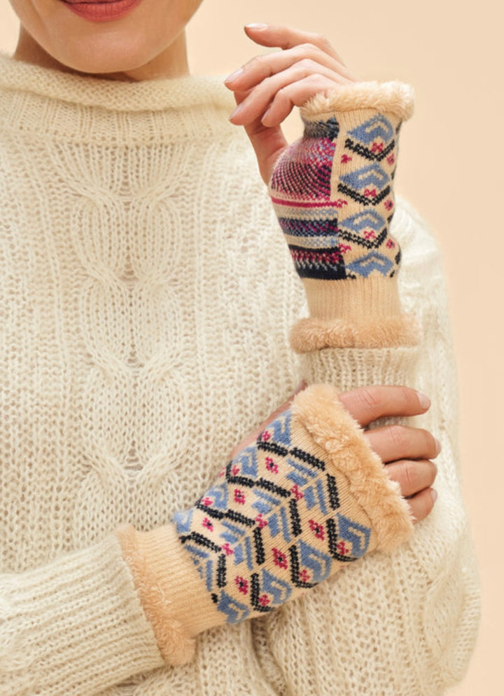 KRISTI WRIST WARMERS CREAM