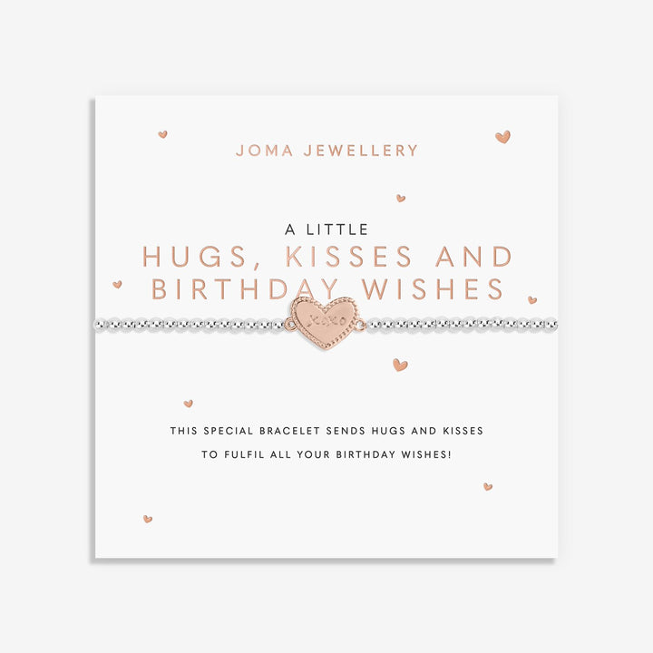 A Little Hugs, Kisses And Birthday Wishes Bracelet