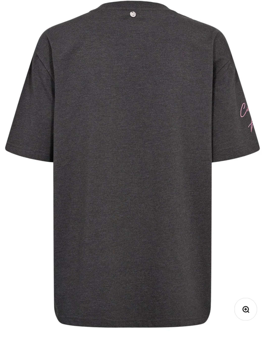 PRIMA OVERSIZE T-SHIRT DARK GREY MEL