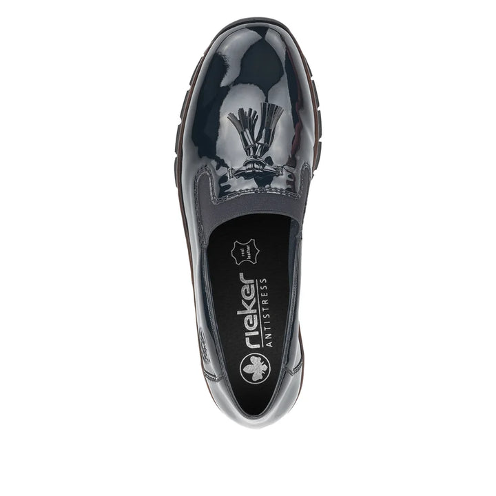 Rieker Women's Black Slip-On Shoes 53751-00