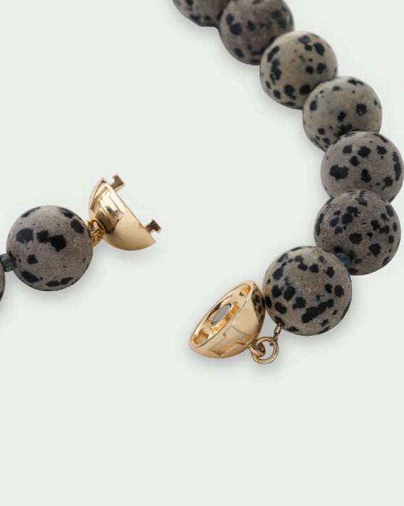 JASPER SMALL BEADED NECKLACE