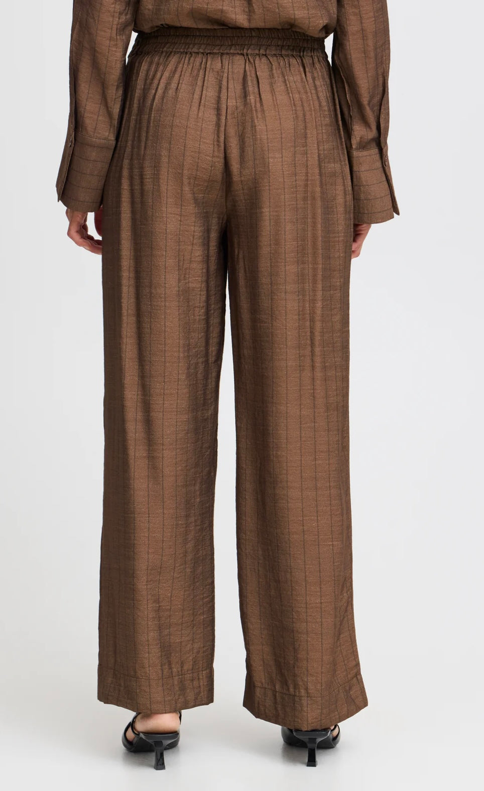 ARIANA TROUSER - BROWN & BLACK