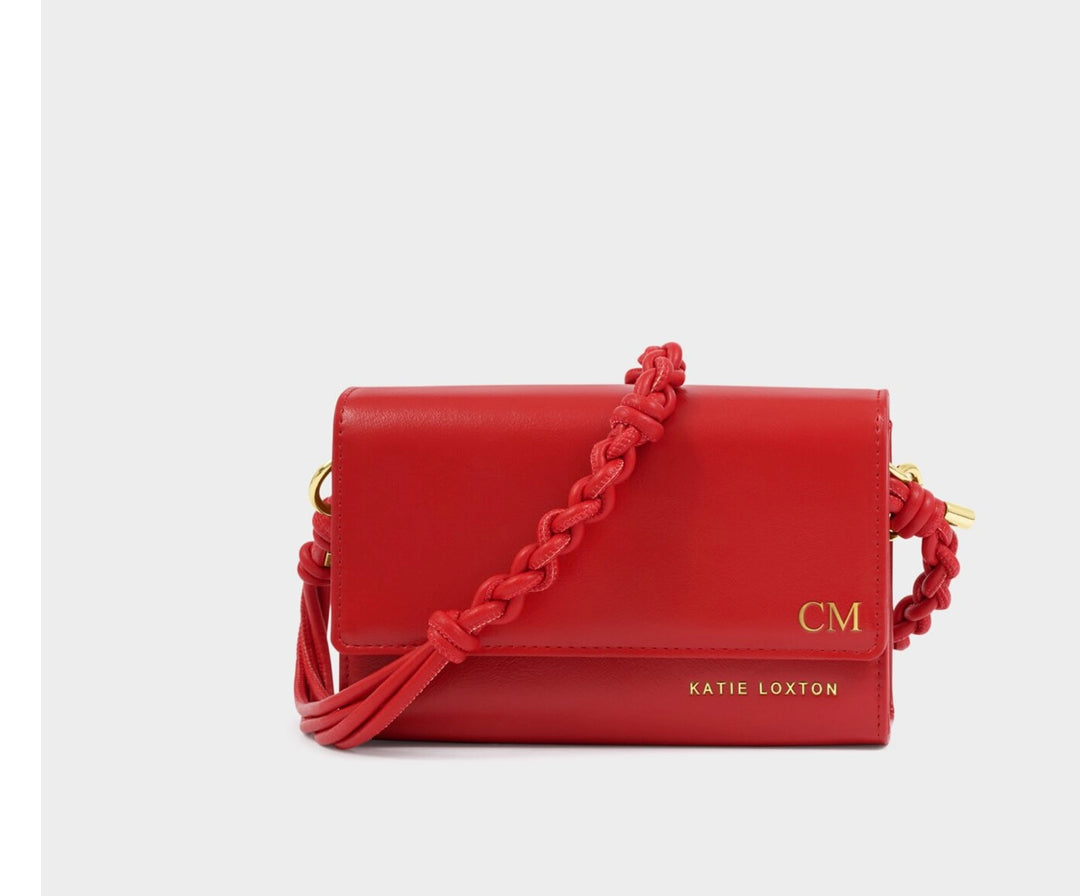ARDEN BRAIDED MINI BAG | RED