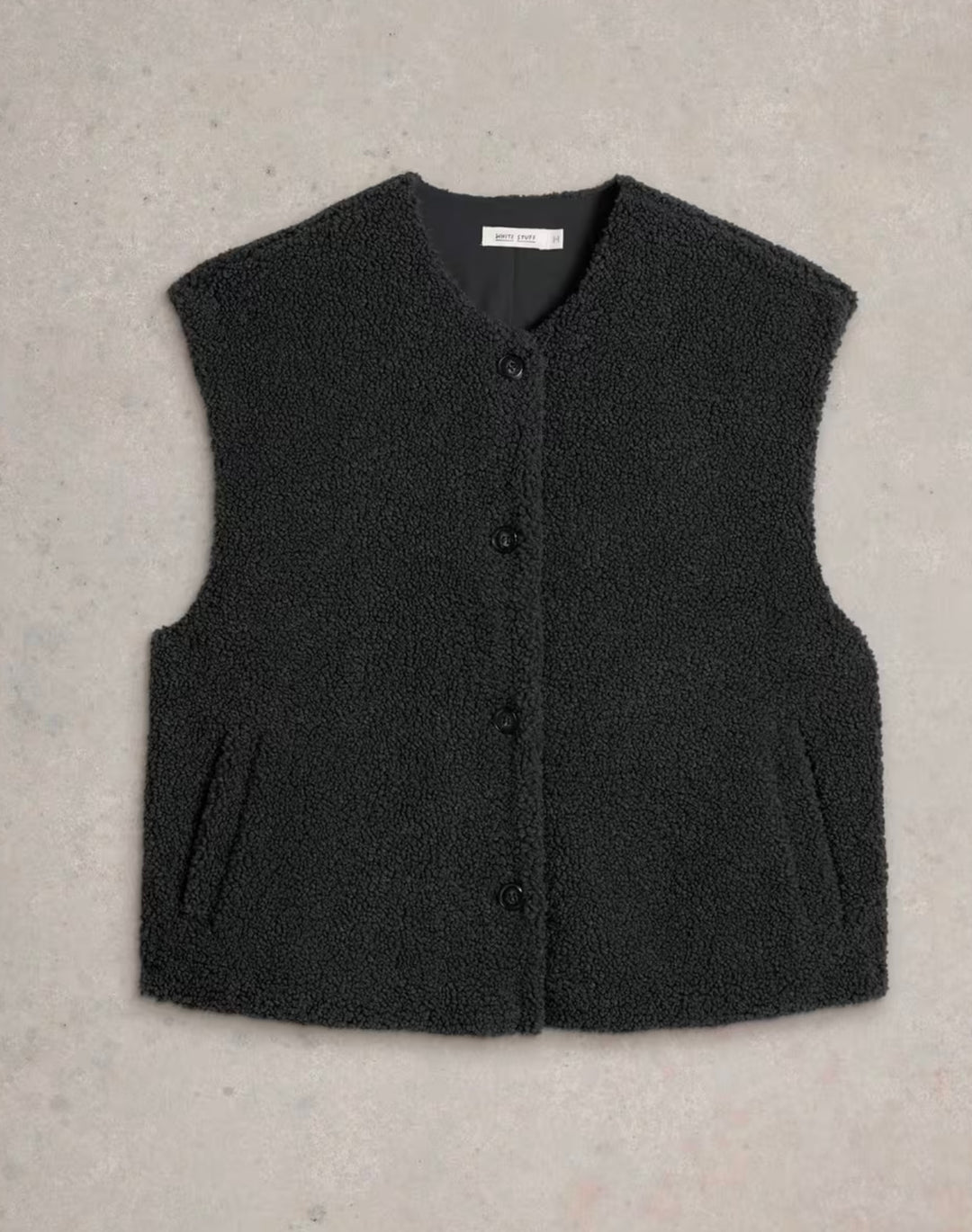BORG GILET CHARCOAL GREY