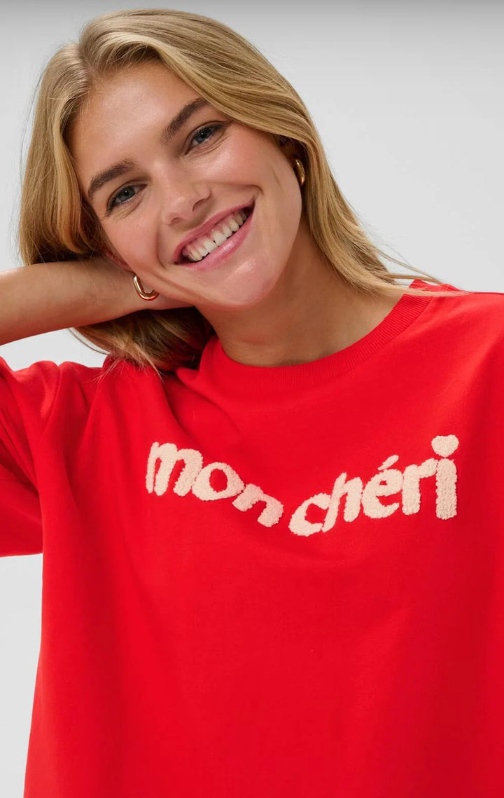 FIERY RED PANNA SWEATSHIRT