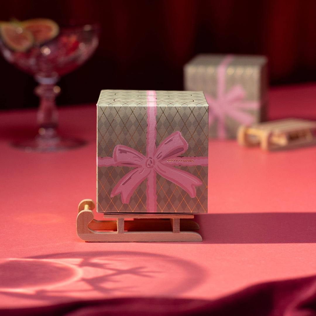 Sparkle Season: Christmas Bow Tea Lights (Box of 2) - Myrrh & Tonka