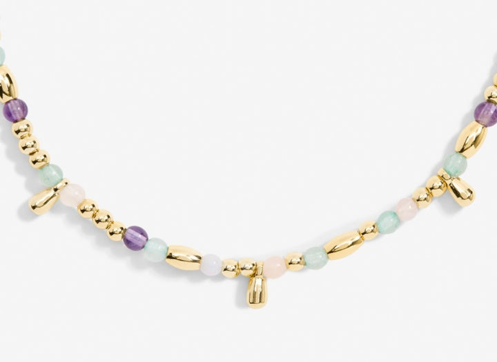 GOLD MULTI STONE ANKLET