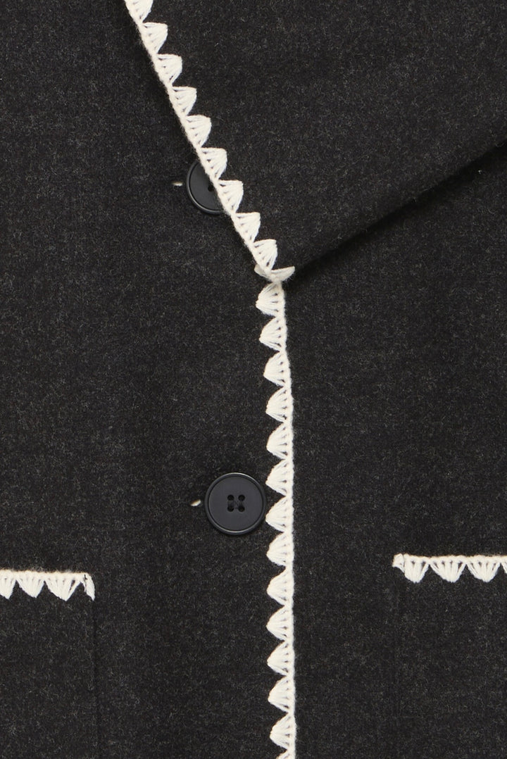 ANATA COATIGAN BLACK MIX