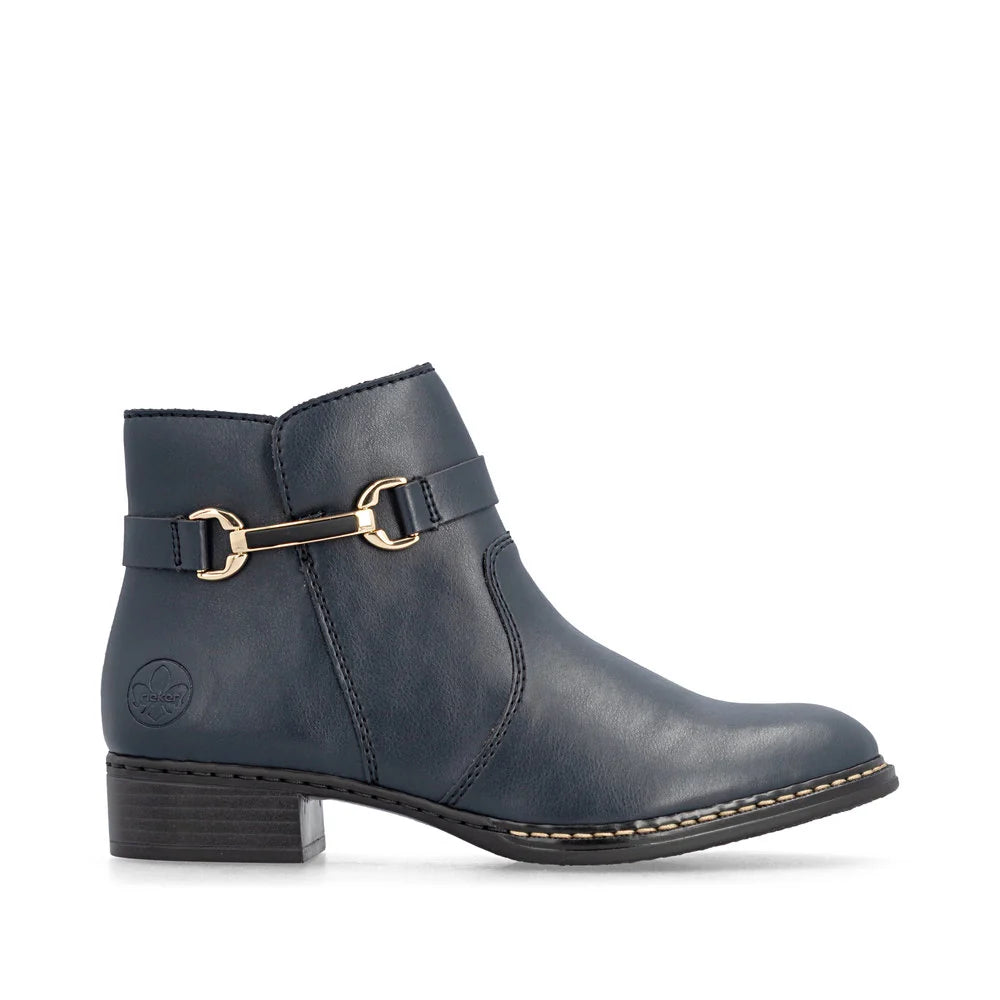 Rieker Women's Short Boot Boot - Blue