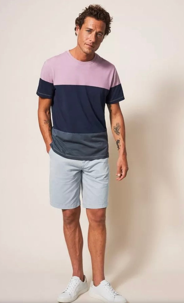 LIGHT GREY SUTTON ORGANIC CHINO SHORT