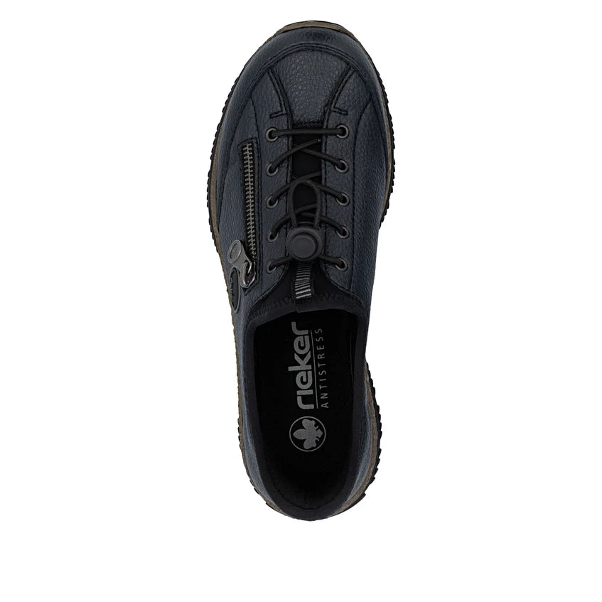 Rieker Women's Blue Slip-On Shoes N3267-15