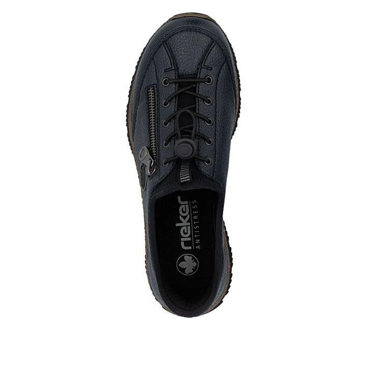 Rieker Women's Blue Slip-On Shoes N3267-15
