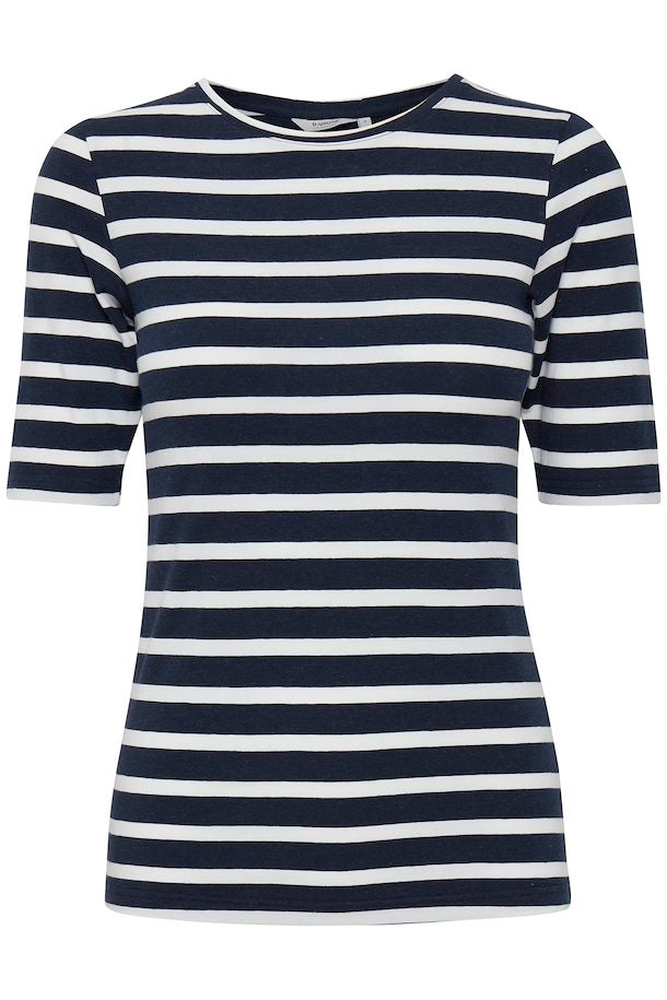 PAMILA COPENHAGEN NIGHT MIX STRIPE TSHIRT