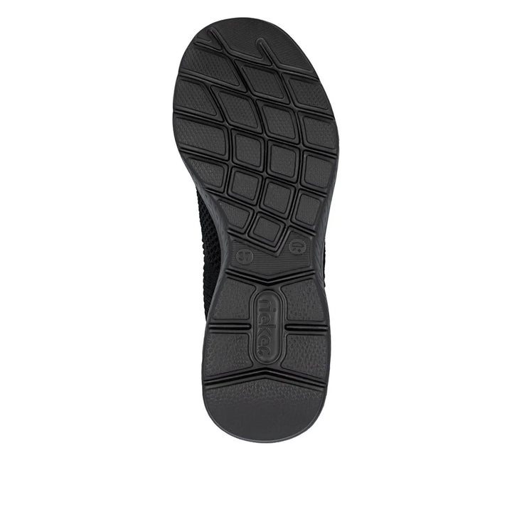 M5072-00 BLACK SPORT ELASTICATED SHOE