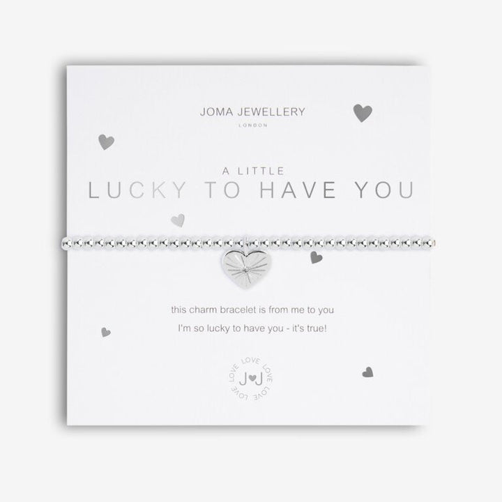 A LITTLE LUCKY TO HAVE YOU BRACELET