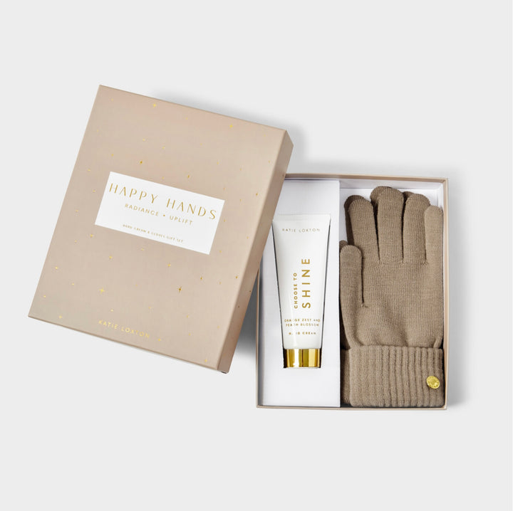 HAPPY HANDS' GIFT SET IN TAUPE