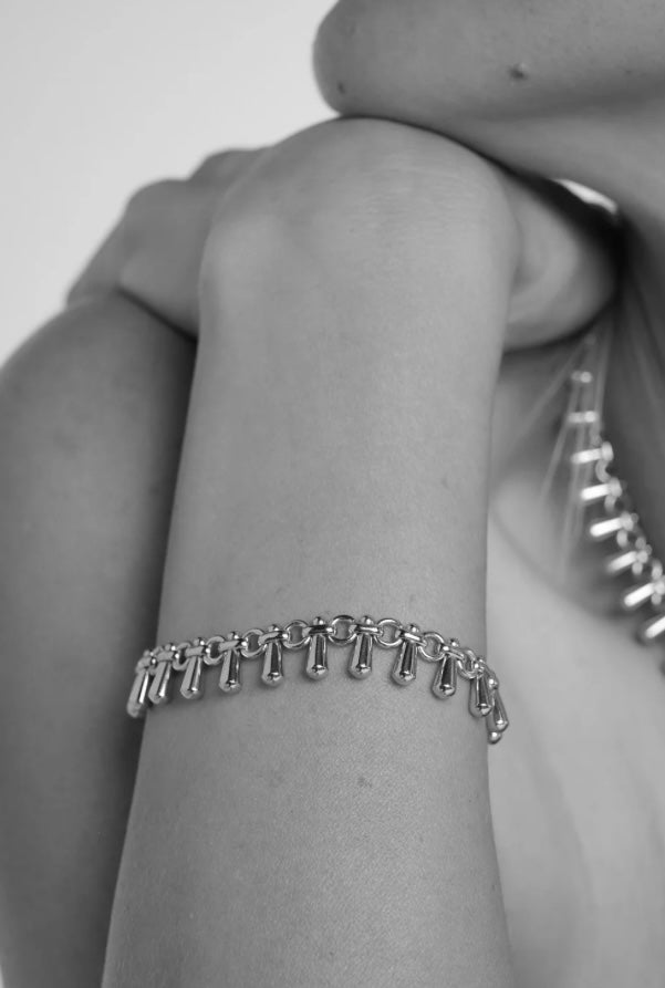DEWDROP BRACELET SILVER