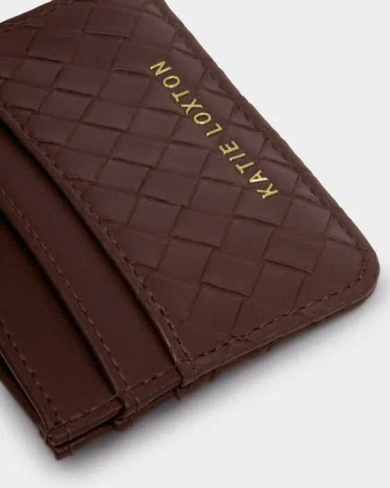 NOVA WOVEN TEXTURE CARDHOLDER
CHOCOLATE WOVEN