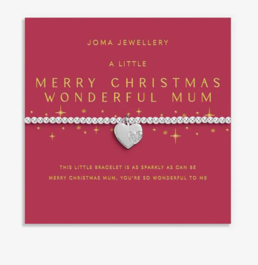 CHRISTMAS A LITTLE MERRY CHRISTMAS WONDERFUL MUM